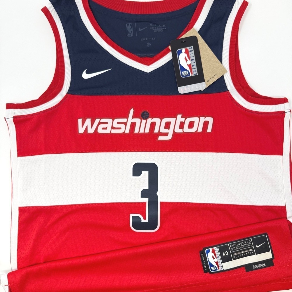 Nike Washington Wizards Bradley Beal #3 Swingman Jersey Icon Edition Mens Small
